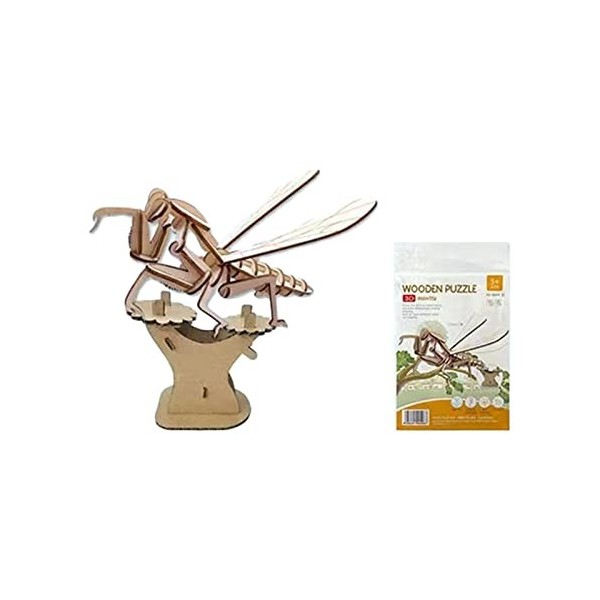 Puzzle 3D Libellule Praying Mantis Cigale Bee Model Kits Assembler Puzzle pour enfants