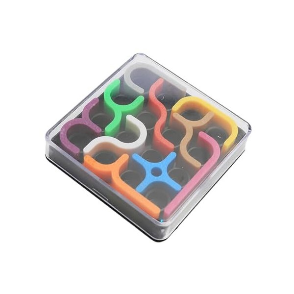 Fonowx Puzzle matriciel jouet jouet créatif 3D Puzzle stéréo pour adultes