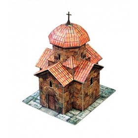 Keranova keranova321&nbsp;échelle 1 : 87&nbsp;10,5&nbsp;х 15&nbsp;х 9,5&nbsp;cm Clever Papier Temples de lÉglise World karmravor Puzzle 3D 24&nbsp;pièces