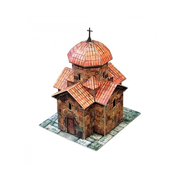 Keranova keranova321 échelle 1 : 87 10,5 х 15 х 9,5 cm Clever Papier Temples de lÉglise World karmravor Puzzle 3D 24 pièces