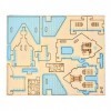 Puzzle 3D En Bois Villa Maison Bâtiment Modèle Maison de Poupée de Collection dEnfant Puzzle Artisanat DIY Jouets Éducatifs 