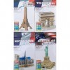 Puzzles 3D Monuments celèbres - Lot DE 4