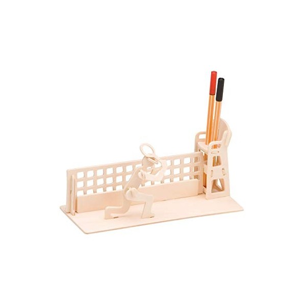 Pebaro 840/2 Kit de Construction en Bois 3D Puzzle de Tennis de Table