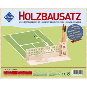Pebaro 840/2 Kit de Construction en Bois 3D Puzzle de Tennis de Table