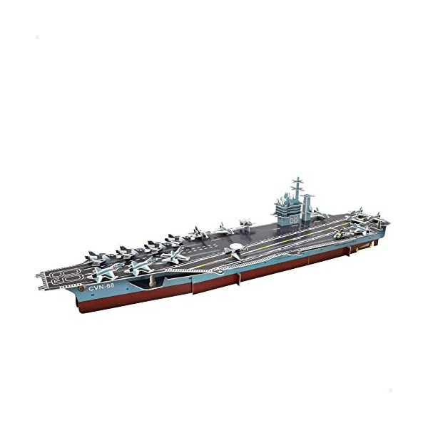 ColorBaby 49663 - Puzzle 3D Nimitz Armada USA 67 pièces CB Toys/Maquette à construire pour adultes et enfants, travaux manuel