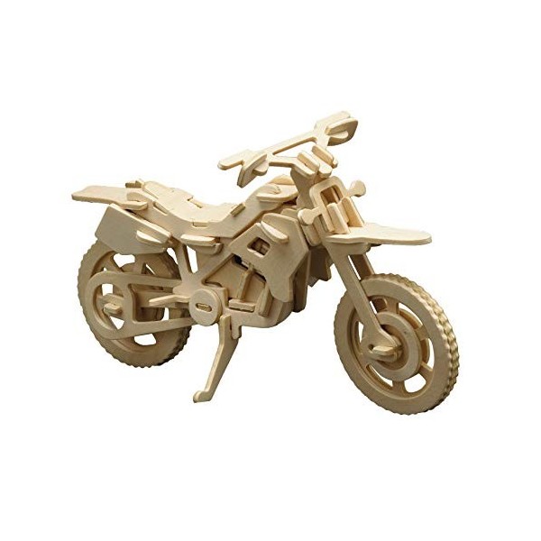 Donau Elektronik- Tiere Wood Design Cross Moto, M850-6, Multicolore