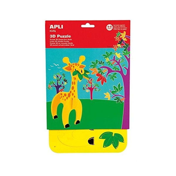 APLI Apli13711 Puzzle 3D en Mousse Girafe