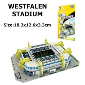 Aixin Terrain de Football Miniature 3D Bricolage Puzzle stades de renommée Mondiale modèles Jeu de Football Jouets périphériq