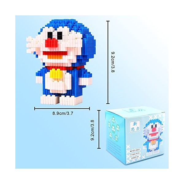 Nano Building Blocks, Anime Model Micro Blocks 3D Puzzle, Mini Block Models, Jouets Dinteraction Parent-Enfant Cadeau danni