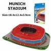 Aixin Terrain de Football Miniature 3D Bricolage Puzzle stades de renommée Mondiale modèles Jeu de Football Jouets périphériq