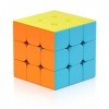 Vdealen Speed Cube Magique 3x3x3 Cube de Vitesse, sans Autocollant Magic Cube pour Débutants et Utilisateurs Avancés, Cadeau 