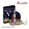 Puzzle 3D 68 pièces : Saturne V Rocket