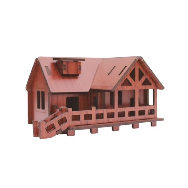 Sharplace Puzzle Architecture 3D, décoration de Maison, Artisanat, capacité Pratique, Puzzle en Bois 3D, Cadeau danniversair