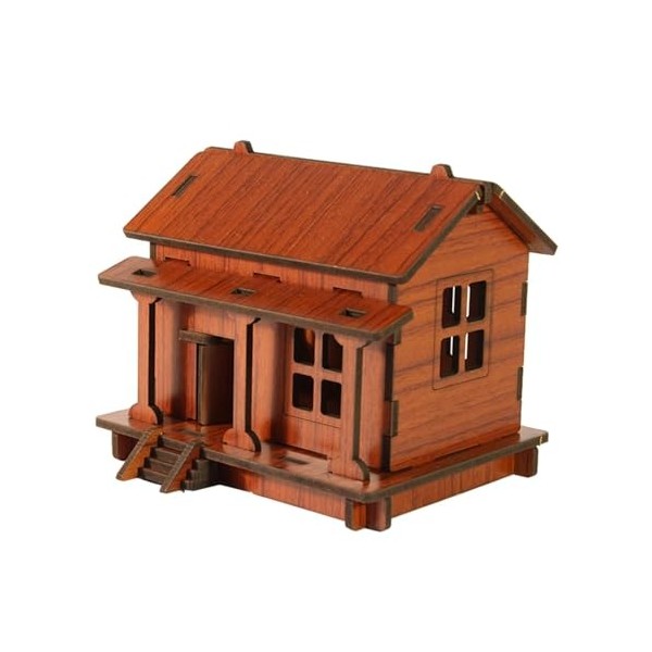 Sharplace Puzzle Architecture 3D, décoration de Maison, Artisanat, capacité Pratique, Puzzle en Bois 3D, Cadeau danniversair