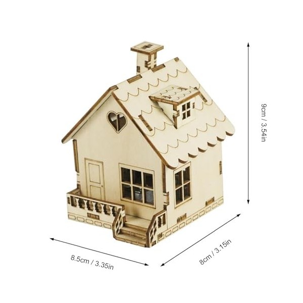 Boîte à Musique Puzzle 3D, Maquette en Bois a Construire,Boîte à Musique à manivelle, Kit de Bricolage pour léducation Scien