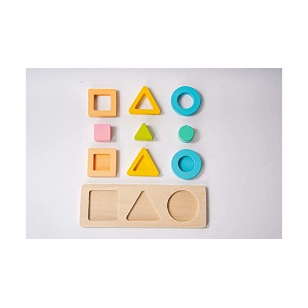 Baby 3D Puzzle, Montessori Toys for 1+ Year Old, Baby & Toddler Toys, Baby Toys, Montessori Toys for 2 Year Old, Shape & Colo