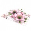 MOKIO® Carte Fleur Pop-Up – Fleurs de Cerisier Japonais – Carte cadeau 3D pour un anniversaire ou comme bon cadeau, Sakura Ar
