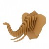 Maquette Éléphant en Carton - Puzzle 3D à Assembler pour Adultes et Enfants - Construction de 30cm - Kit de Jouet Cadeau - Na