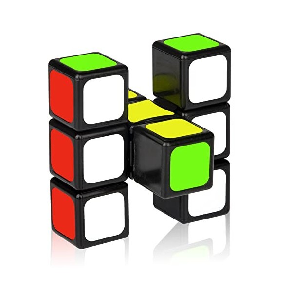 Mamowla Speed Magic Cube 1x3x3 Magic Cube Cerveaux Cerveaux pour Adultes Jouet Jouet 3D Puzzle Cube Professionnel SpeedCube N