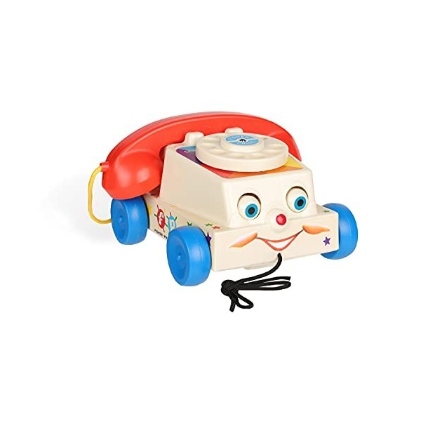 Fisher-Price Classics 1694 Chatter Telephone, Retro Baby Push Along Toy, Role Play for Kids, Toddler Phone, Classic Toy with 