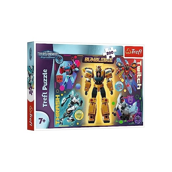 Trefl- Transformers Puzzles pour Enfants, 13300, Multicolores