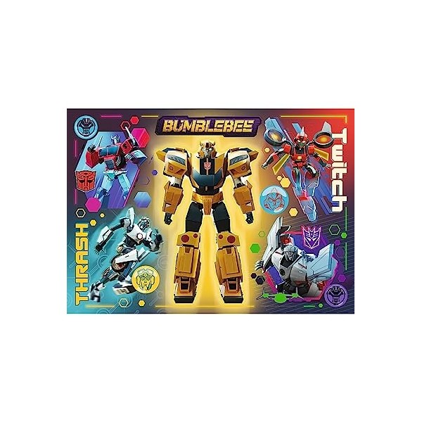 Trefl- Transformers Puzzles pour Enfants, 13300, Multicolores