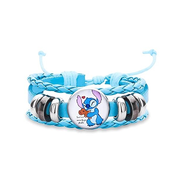 Xtaguvdm Bracelet en Cuir Tressé, Bracelet Amitié Enfant, Bracelet Enfant, Bracelet Ajustable pour Garçon, Fille