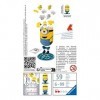 Ravensburger - Puzzle 3D forme 54 p - Minions 2 - 54 pièces numérotées à assembler sans colle - Support et accessoires de fin