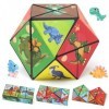 TonStyle Cube Magique, Puzzle 3D, Transformant Jouet Anti-Stress, Cube Soulager Le Stress et lAnxiété Jeu éducatif Cadeaux Cr