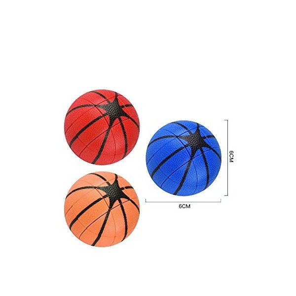 Oostifun Gobus 6CM Jouet de Puzzle de Boule Magique de Forme de Basket-Ball, Boule de Fidget de Cube de Boule de Vitesse de P