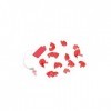 HCM Kinzel- Puzzle 3D Crystal-Mini cœur, 59195, Rouge