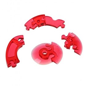 Yangyou Puzzle en cristal 3D - Rouge