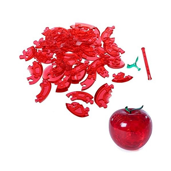 Herklotzn Puzzle 3D Crystal - Pomme rouge