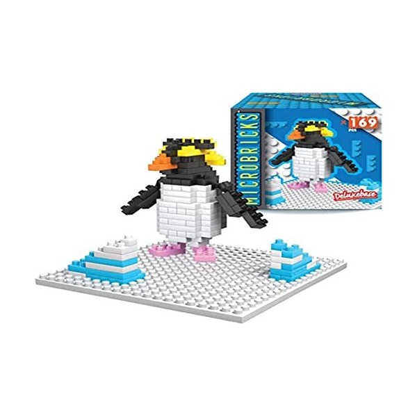 Deluxe Base- Microbricks-Penguin Puzzles 3D, 50432, Multicolore