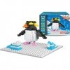 Deluxe Base- Microbricks-Penguin Puzzles 3D, 50432, Multicolore