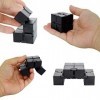 Gobus Oostifun Infinity Cube 2x2 1x2x4 Cube Magique Doigt Jouet 3D Puzzle Jouet Casse-tête Noir