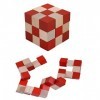 B&Julian® Puzzle en Bois Cube de Serpent 3x3x3 Grand 3D 7,8x7,8x7,8cm pour Enfants Adultes