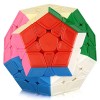 JOPHEK Megaminx Cube, 3x3 Speed Cube Magique Speed Cube Dodecahedron Puzzle Cube, 3x3x3 Magic Cube Puzzle Ultra Rapide