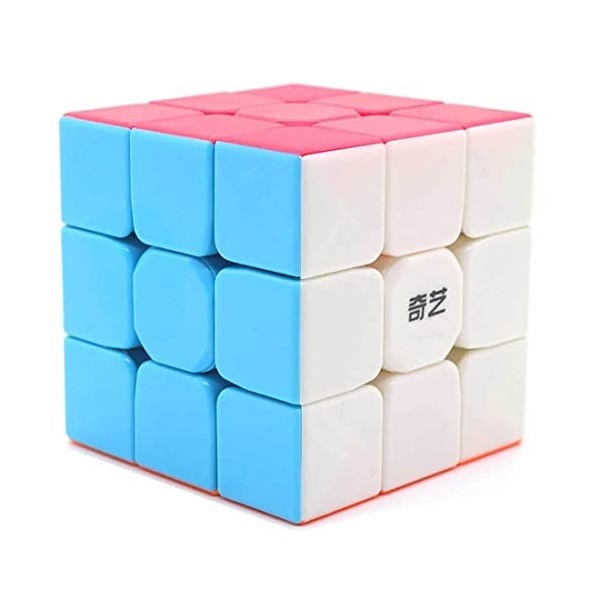 FAVNIC Guerrier Vitesse Cube 3X3X3, Cube Magique Sans Autocollant Vitesse Cube Magique Puzzle pour Enfants
