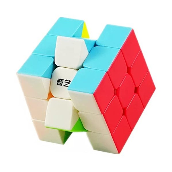 FAVNIC Guerrier Vitesse Cube 3X3X3, Cube Magique Sans Autocollant Vitesse Cube Magique Puzzle pour Enfants