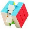 FAVNIC Guerrier Vitesse Cube 3X3X3, Cube Magique Sans Autocollant Vitesse Cube Magique Puzzle pour Enfants