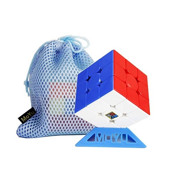 FunnyGoo MoYu MFJS Mofang jiaoshi Cubing Classroom Meilong 3 M 3x3 Magic Puzzle Cube MeiLong 3M Cube 3 Couches sans Autocolla