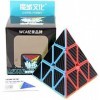 FunnyGoo MoYu MoFangJiaoShi Cubing Classroom Meilong Autocollant en Fibre de Carbone 3x3 Pyraminx Magic Cube irrégulier Pyram