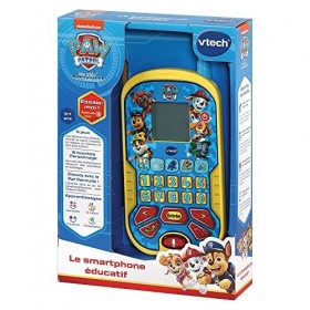 VTech – Pat Patrouille - Le Smartphone Éducatif, Jouet Interactif – 3/7 Ans - Version FR, Enfant