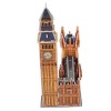 Toyvian 1 Jeu Casse-tête Big Ben Statue De Big Ben Angleterre Jeu De Construction Big Ben Décor Big Ben Angleterre Figurine L