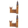 Toyvian 1 Jeu Casse-tête Big Ben Statue De Big Ben Angleterre Jeu De Construction Big Ben Décor Big Ben Angleterre Figurine L