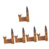 Toyvian 1 Jeu Casse-tête Big Ben Statue De Big Ben Angleterre Jeu De Construction Big Ben Décor Big Ben Angleterre Figurine L