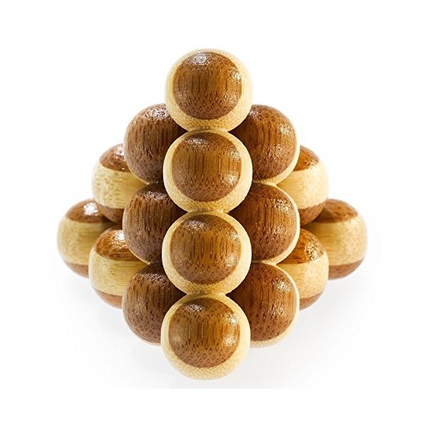 3D Bamboo Brain puzzle Cannon Balls *