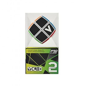 V-Cube 2 x 2 White Pillow, Professional, Fast, and Smooth, Speed Cube, Puzzle, Fidget Toy