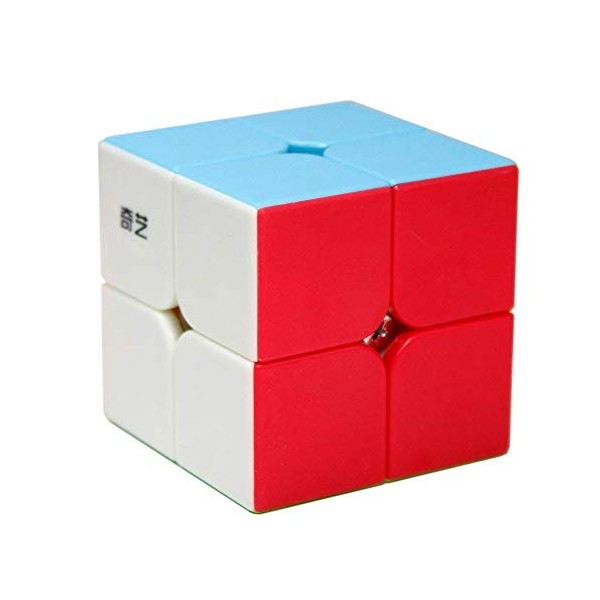 OJIN Qidi S2 2x2 Cube Magique 2 Couches 2x2x2 Cube Vitesse Puzzle Cube Lisse Tournant Cube Jouet sans Autocollant 